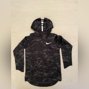 Nike Kids Black Dri-FIT Basketball Zip Hoodie